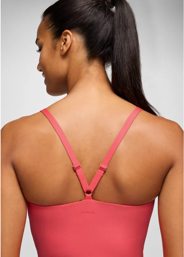 PrAna Women’s Sculpt Adjustable Cami Rose Fire 1