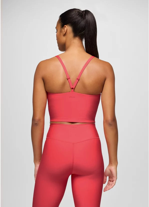 PrAna Women’s Sculpt Adjustable Cami Rose Fire 3