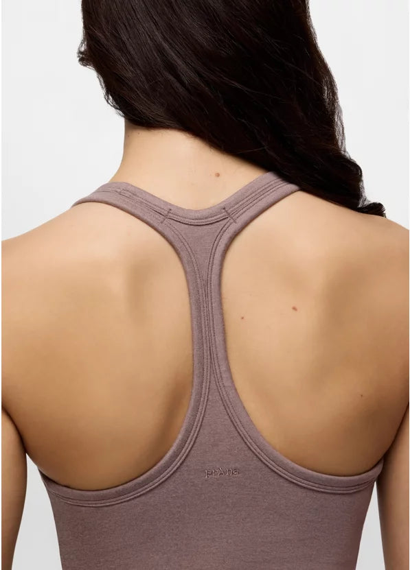 PrAna Women’s Heavana Racerback Tank Carob Heather 2