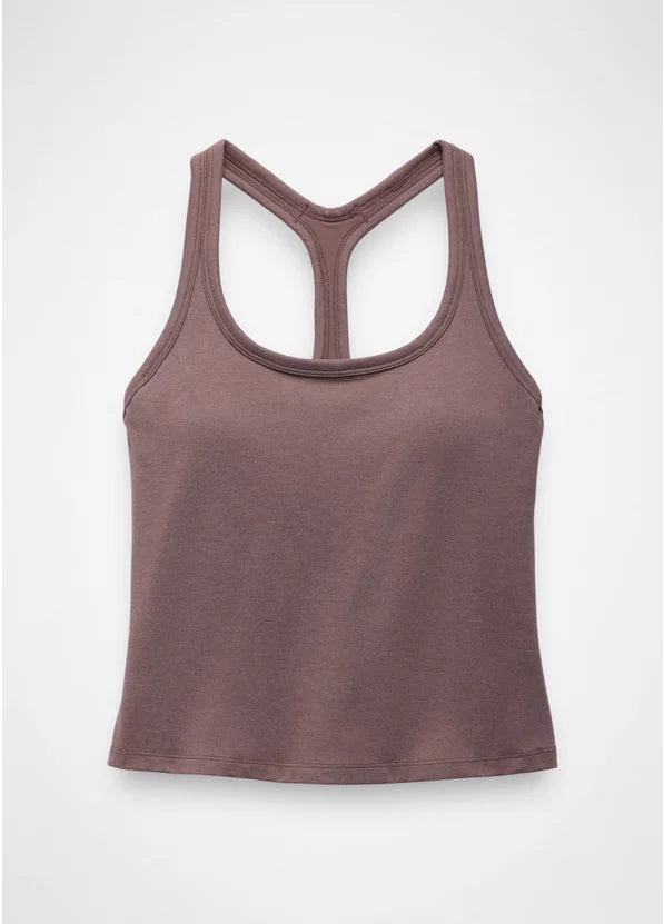 PrAna Women’s Heavana Racerback Tank Carob Heather 5