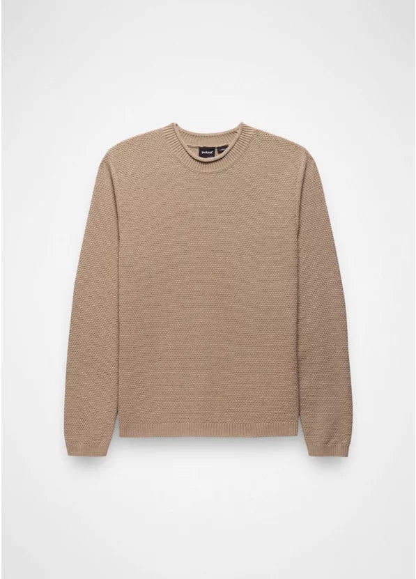 Beige sweater on a white background
