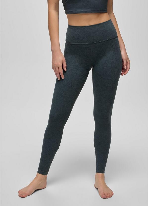 prAna Women’s Heavana Pocket Legging in Stormy Night Heather