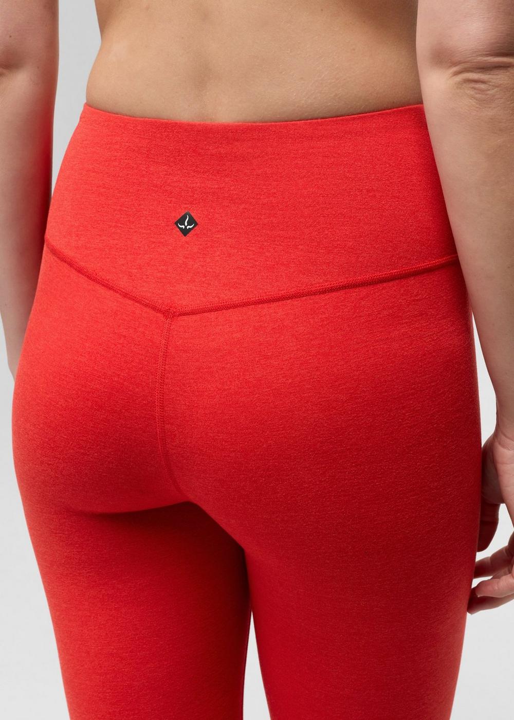 prAna Heavana 7/8 Legging in Red Heather - alternate view