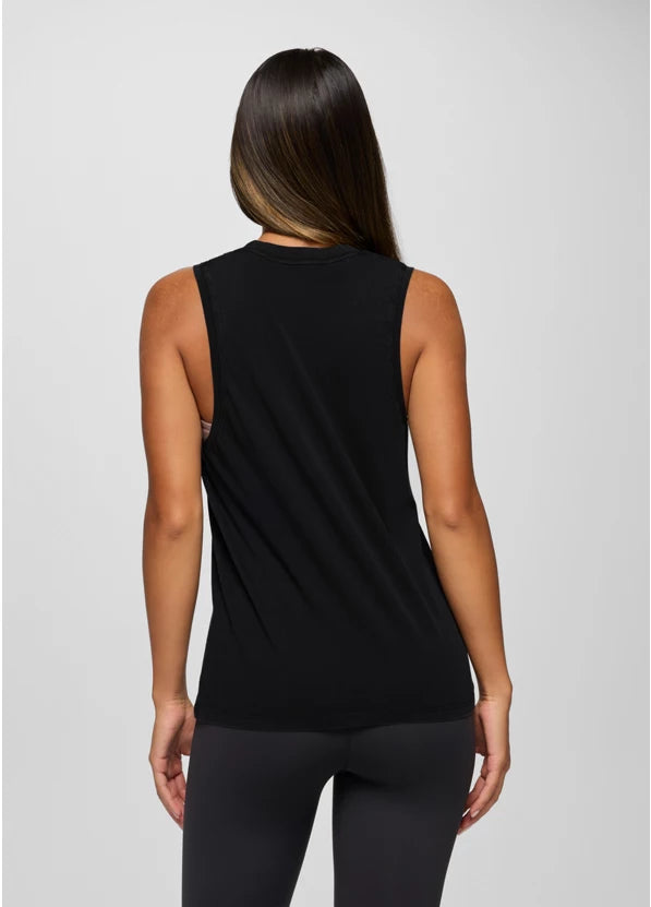 PrAna Women’s Everyday Graphic Tank Black Carob 2