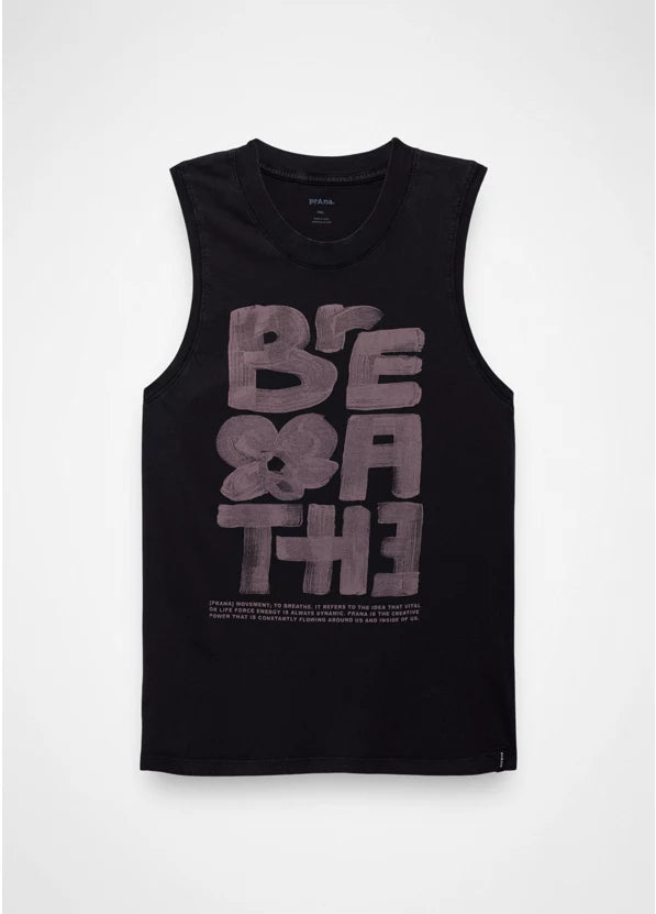 PrAna Women’s Everyday Graphic Tank Black Carob 4