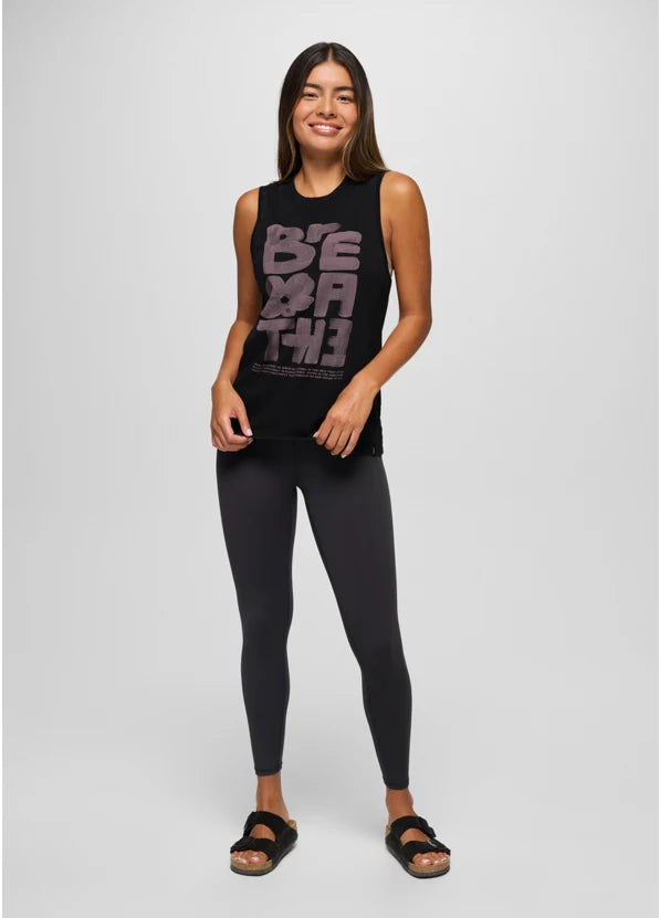 PrAna Women’s Everyday Graphic Tank Black Carob 5