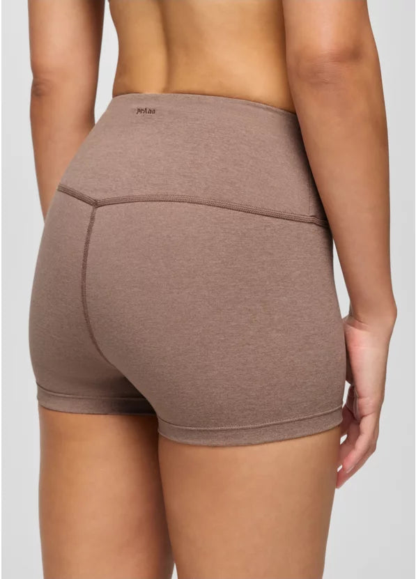 PrAna Women's Heavana 2.5" Short Carob Heather