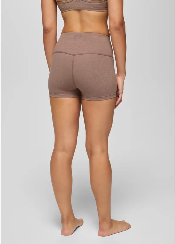 PrAna Women's Heavana 2.5" Short Carob Heather 1