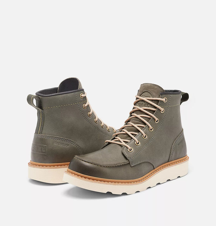 Sorel Men's Slabtown 62' Moc Waterproof Boot Alpine Tundra, Tawny Buff 1