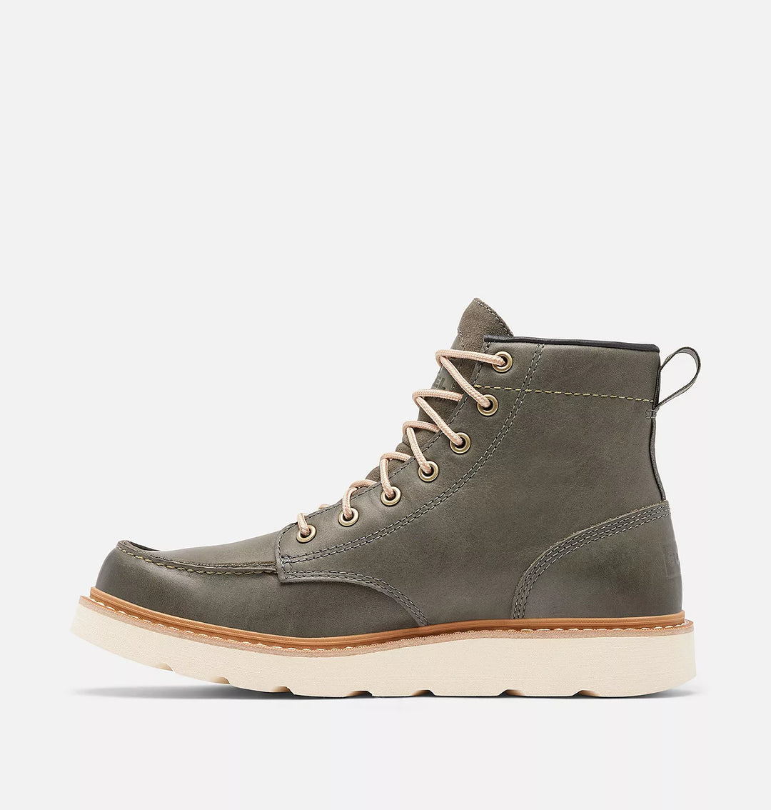 Sorel Men's Slabtown 62' Moc Waterproof Boot Alpine Tundra, Tawny Buff 6