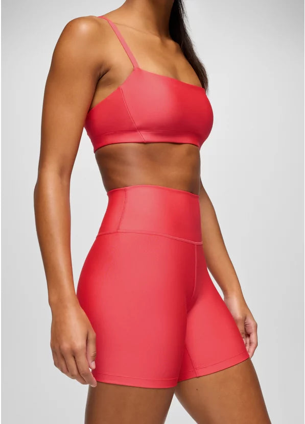 PrAna Women's Sculpt Bike Short Rose Fire