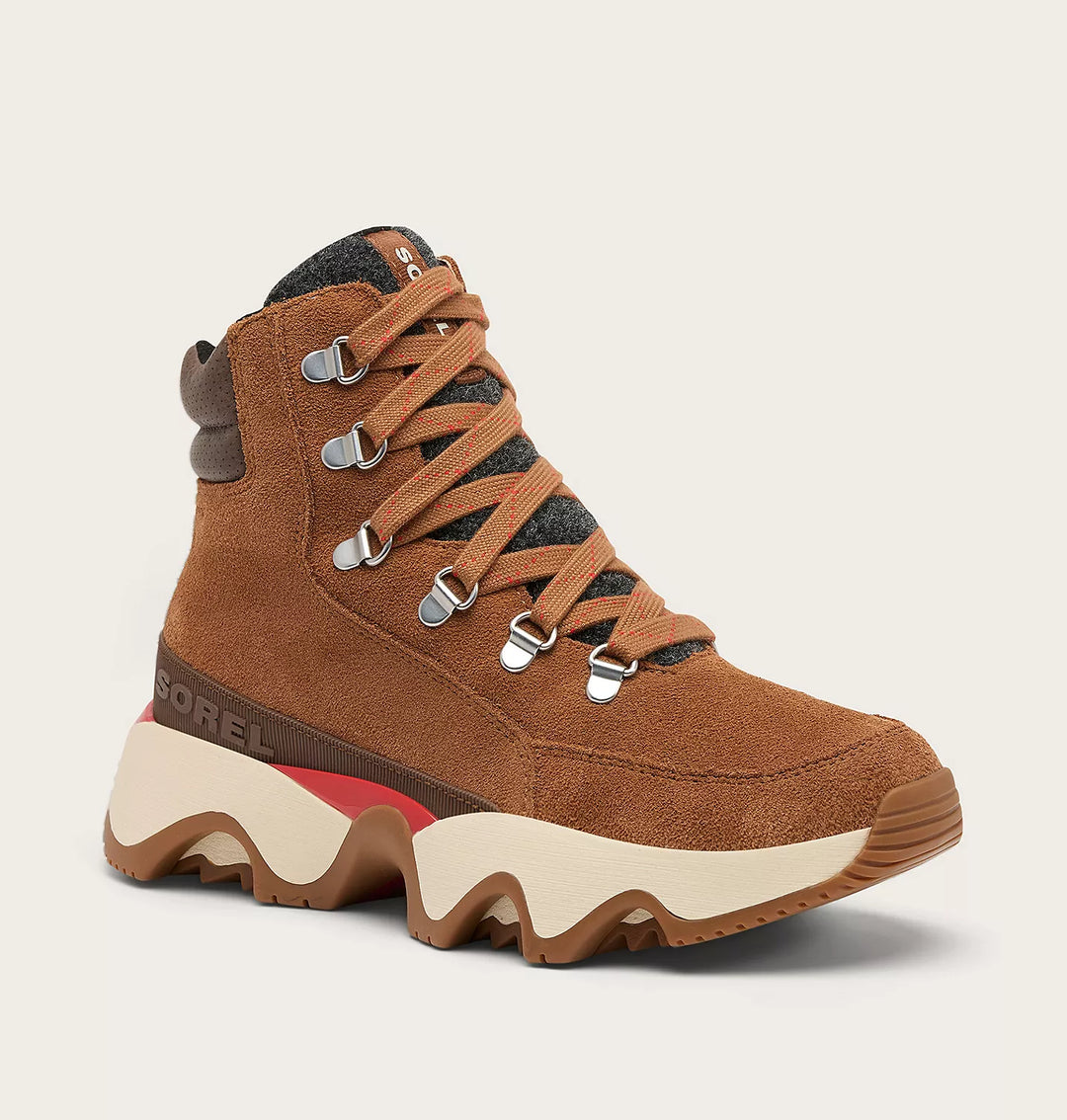 Sorel Women's Kinetic Impact Conquest Plus Waterproof Sneaker velvet tan tobacco 3