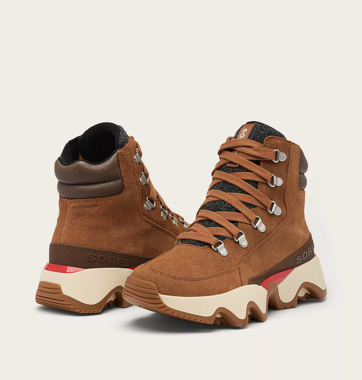 Sorel Women's Kinetic Impact Conquest Plus Waterproof Sneaker velvet tan tobacco 1