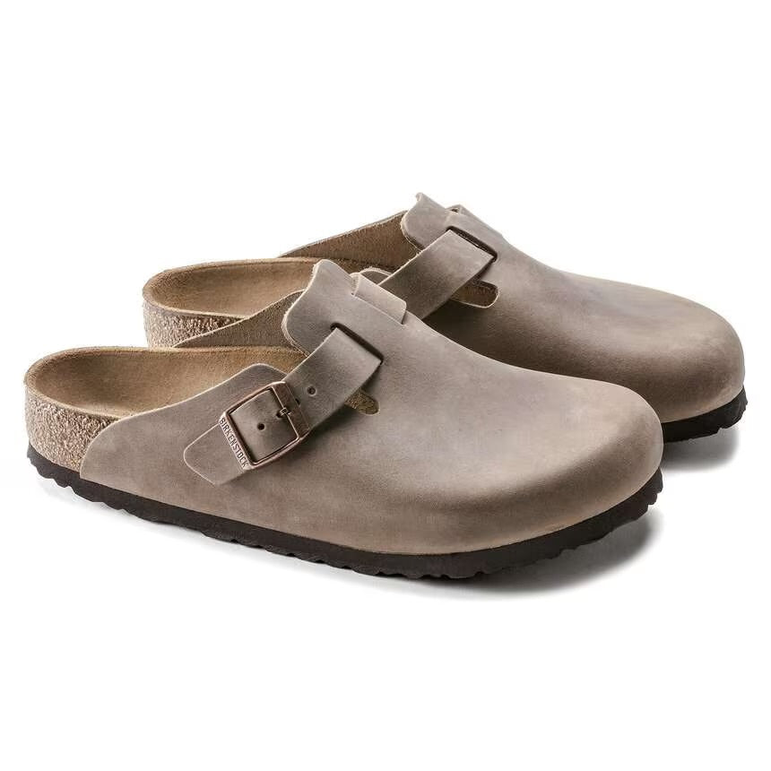 Birkenstock Womens Boston BS Sandal - Tabacco Brown 6