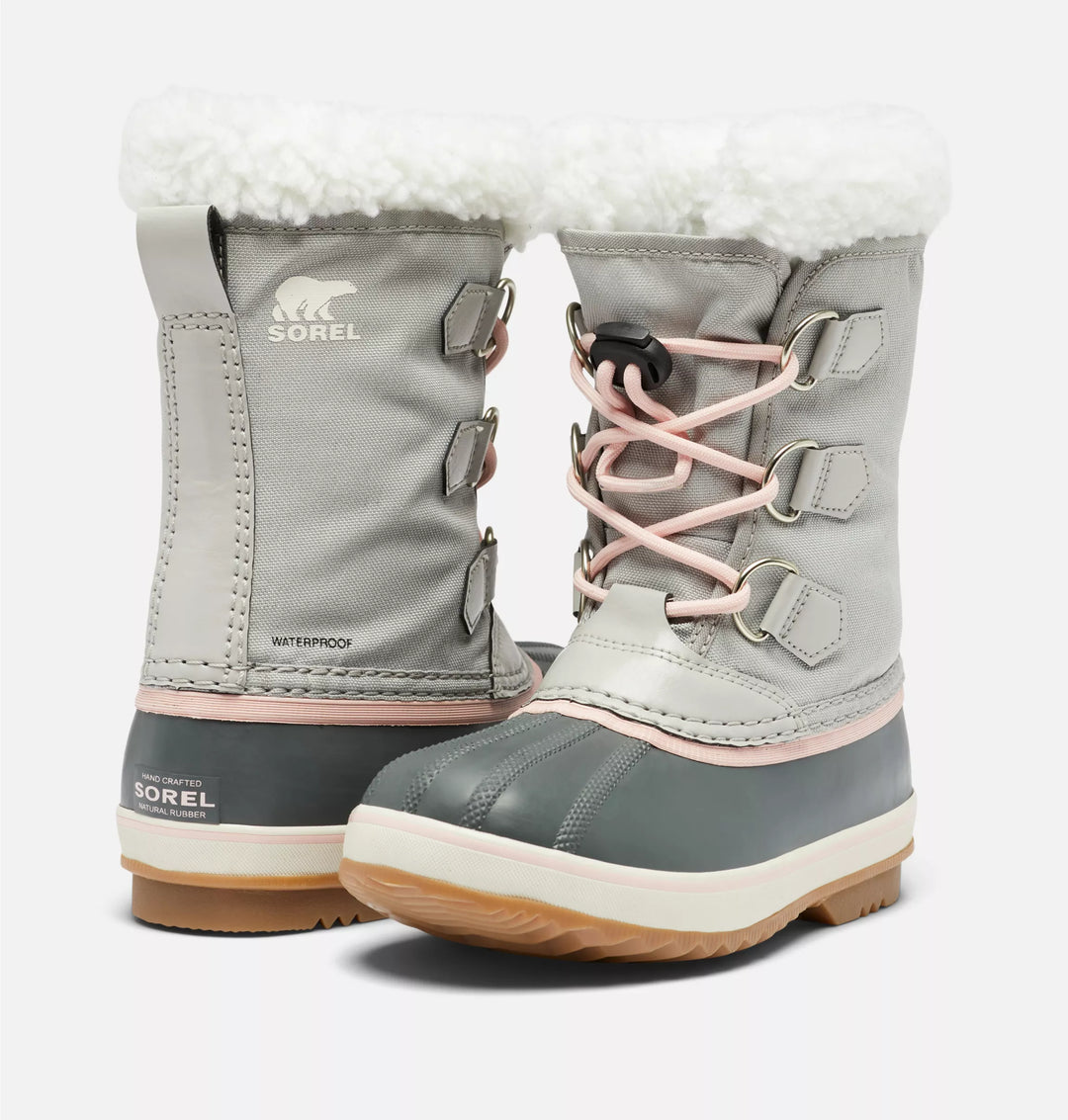 Sorel Yoot Pac Nylon Youth Waterproof Boot - Dove/Gum 2 7
