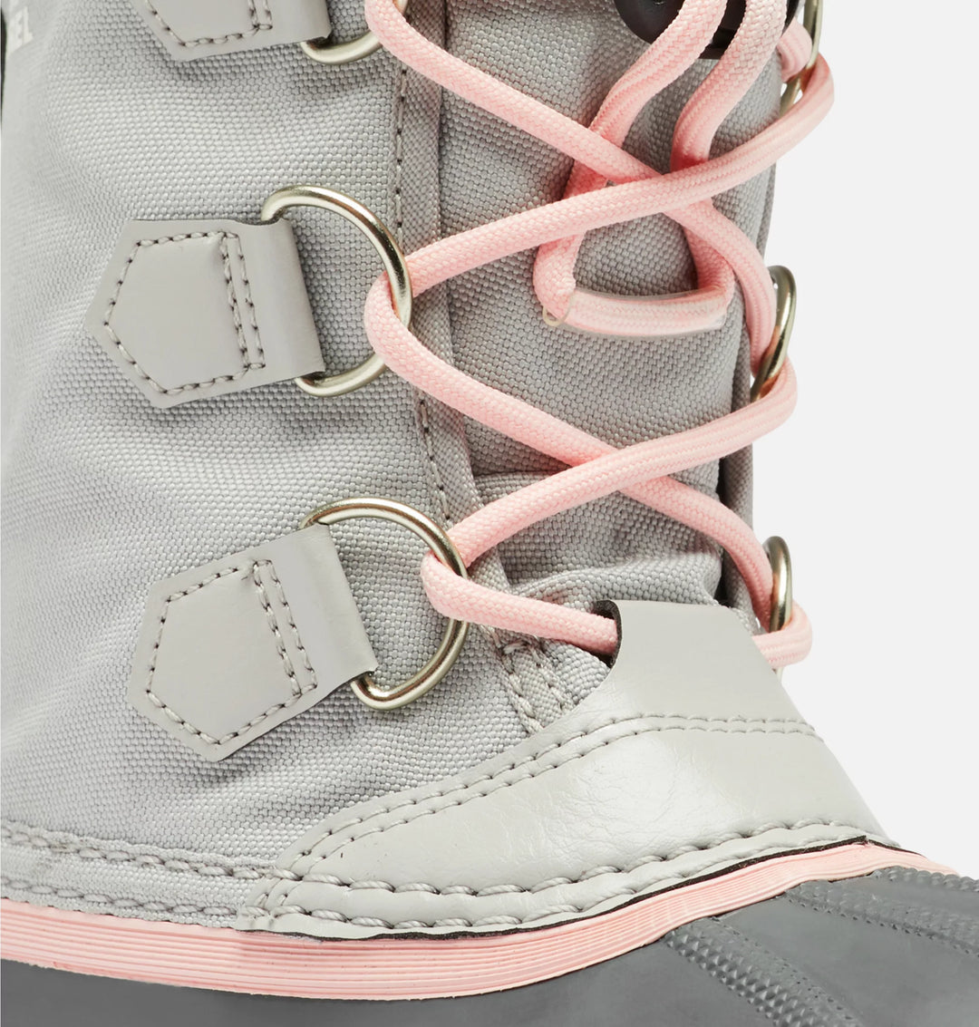 Sorel Yoot Pac Nylon Youth Waterproof Boot - Dove/Gum 2 8