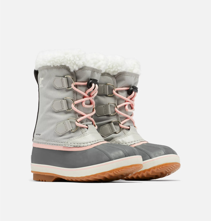 Sorel Yoot Pac Nylon Youth Waterproof Boot - Dove/Gum 2 1