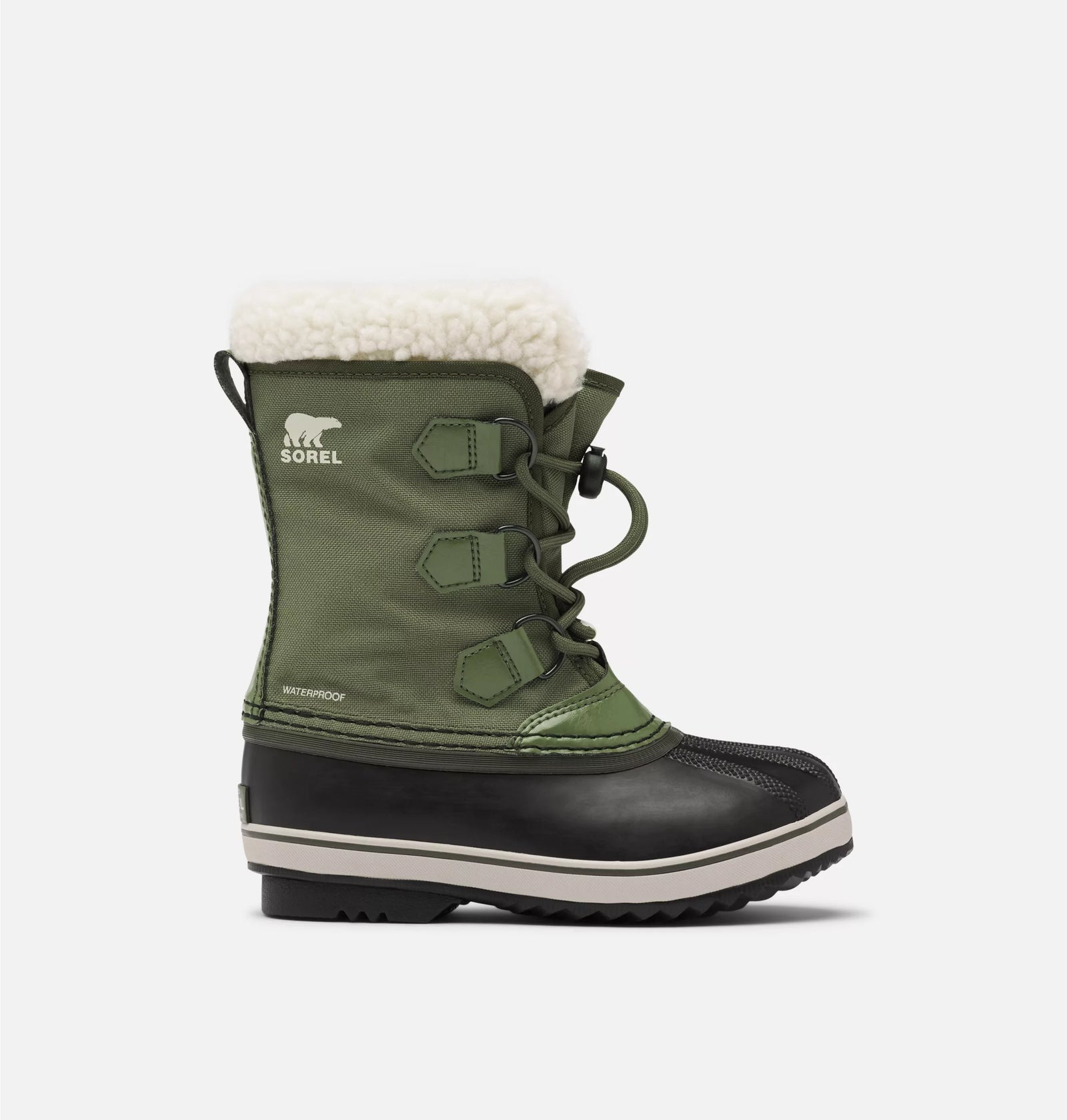 Sorel Yoot Pac Nylon Youth Waterproof Boots - Hiker Green 