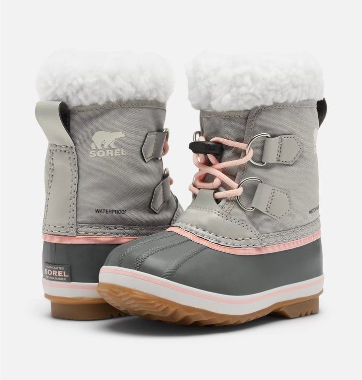 Sorel Yoot Pac Nylon Children's Waterproof Boot - Dove/Gum 2 7
