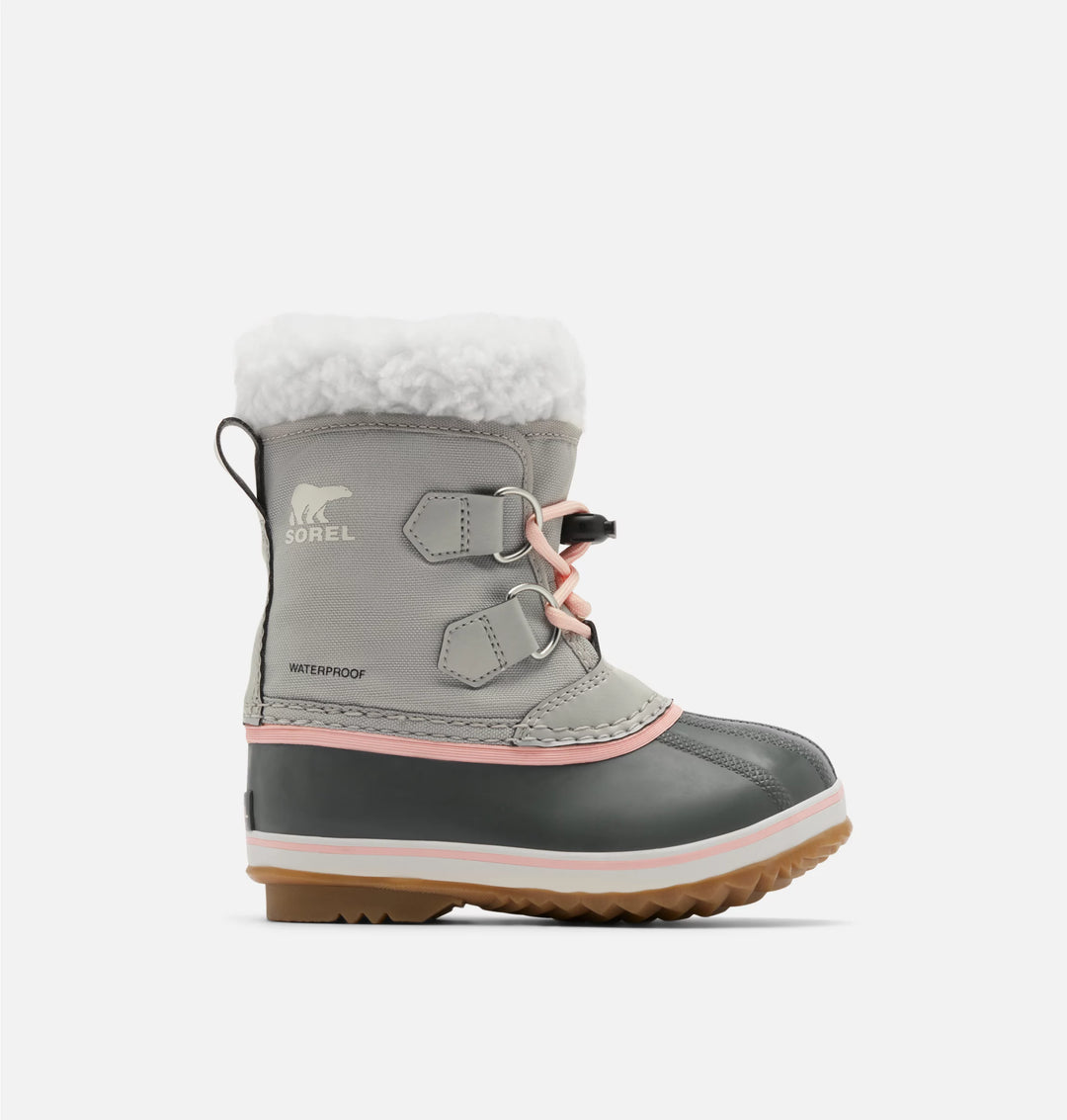 Sorel Yoot Pac Nylon Children's Waterproof Boot - Dove/Gum 2 