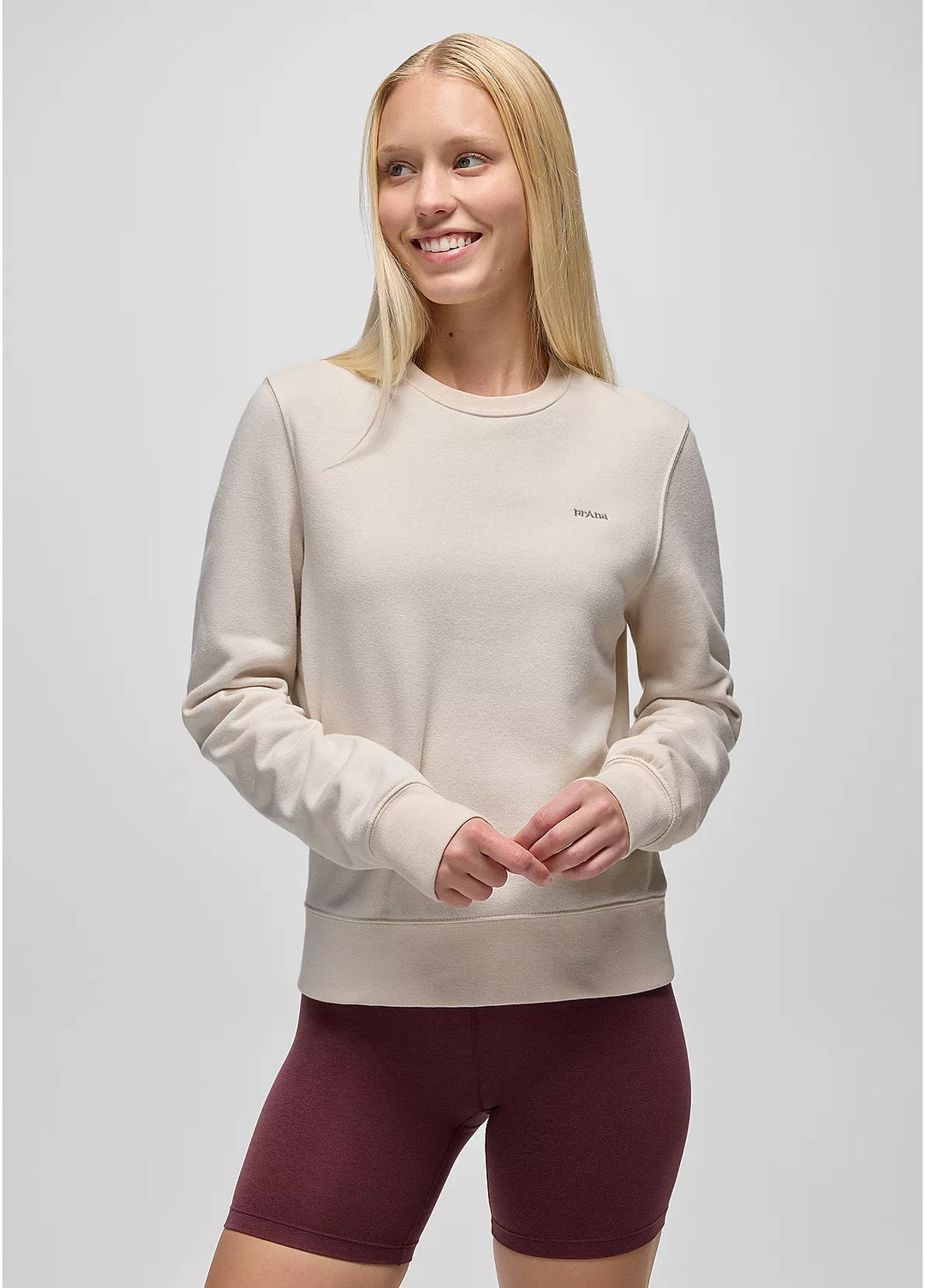 Prana Women's prAna Fleece Crew Sweatshirt canvas
