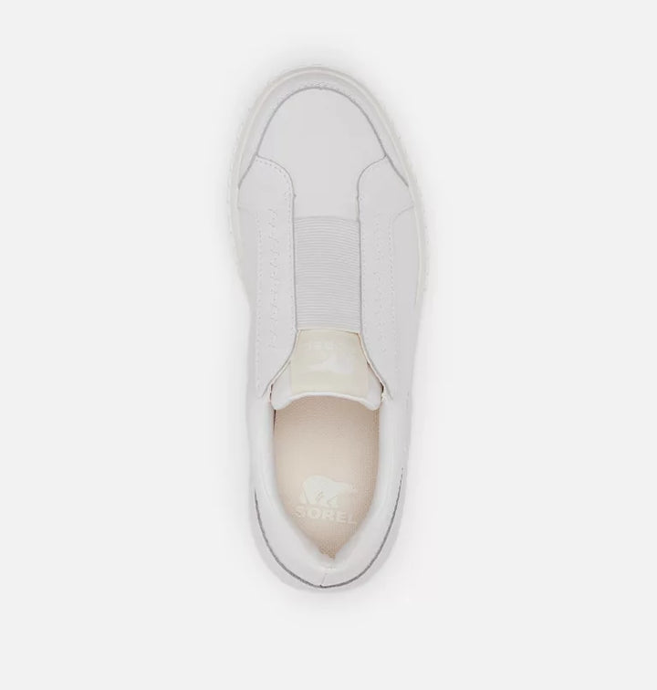 Sorel Women's Ona Ave Slip On Sneaker - Sea Salt/Chalk 5
