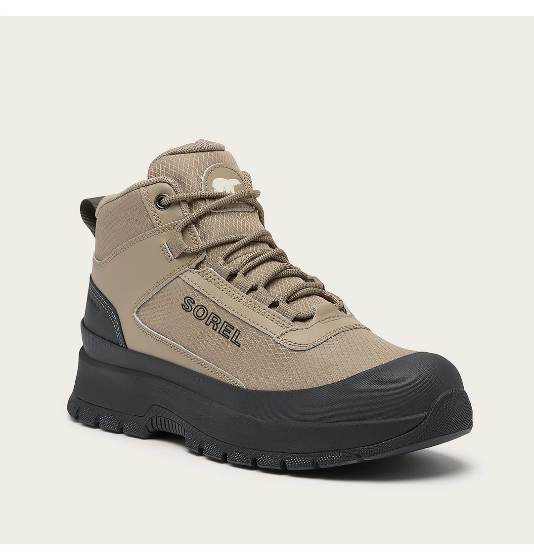 Sorel Men's Outing Nw Mid Waterproof Sneaker Khaki II, Jet 3