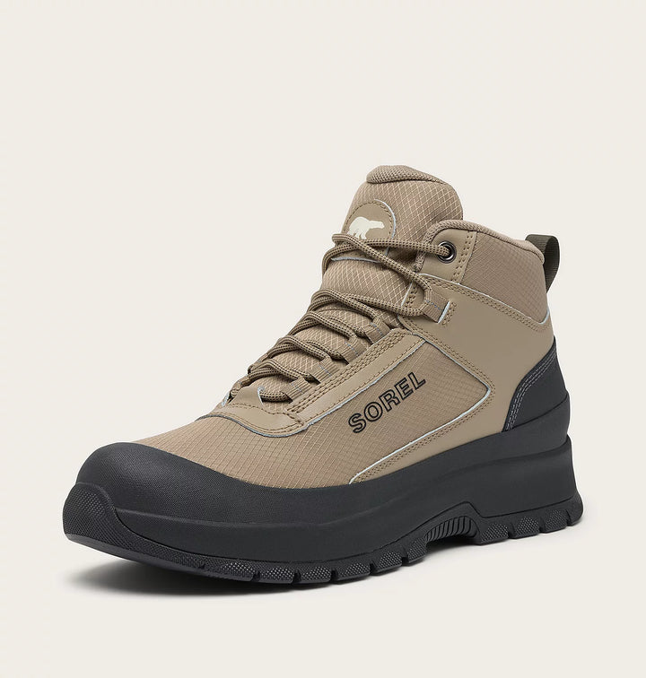 Sorel Men's Outing Nw Mid Waterproof Sneaker Khaki II, Jet 2