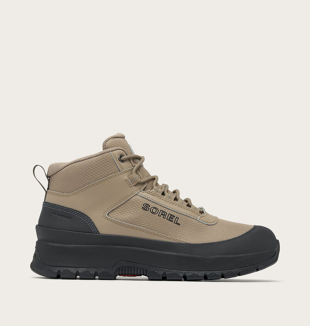 Sorel Men's Outing Nw Mid Waterproof Sneaker Khaki II, Jet