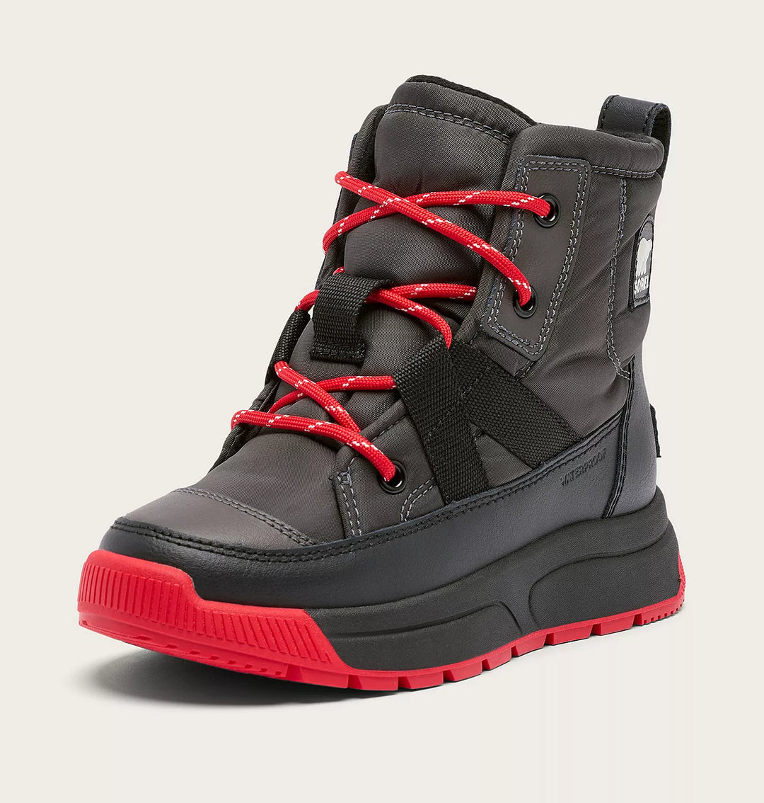 Sorel Youth Whitney III Mid Winter Boot Jet,Black 2