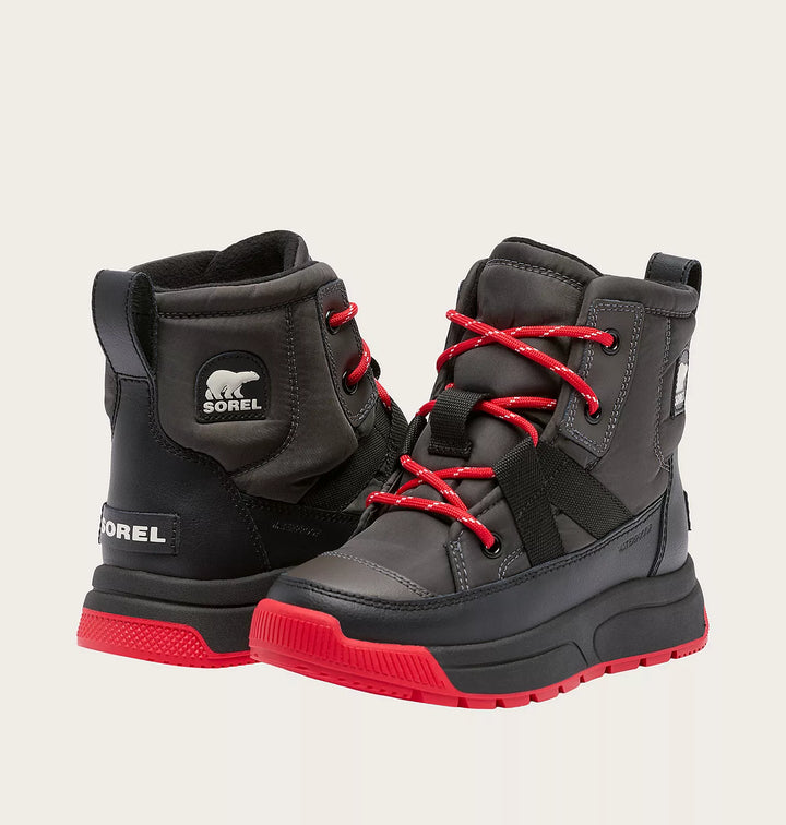 Sorel Youth Whitney III Mid Winter Boot Jet,Black 1