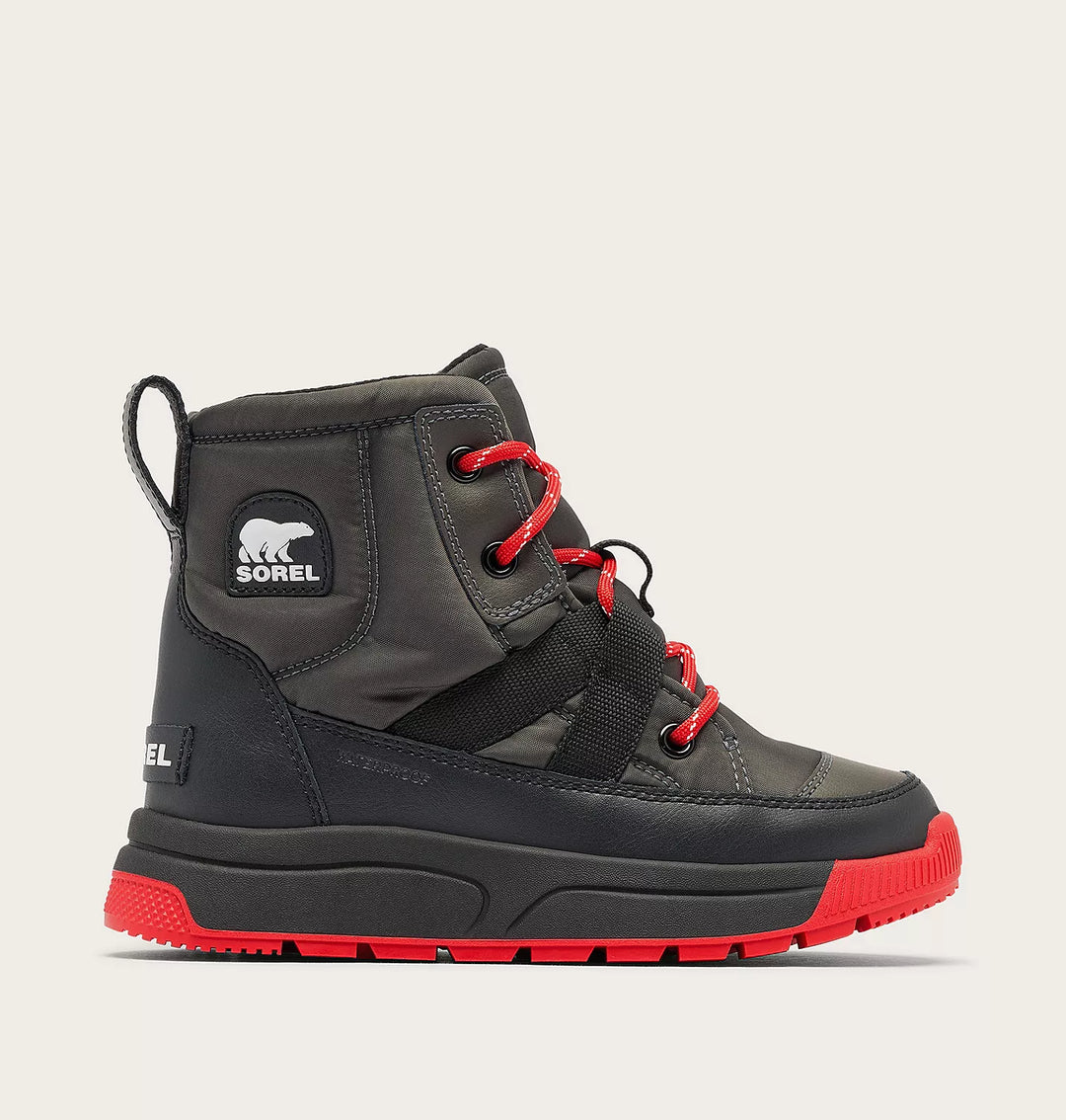 Sorel Youth Whitney III Mid Winter Boot Jet,Black