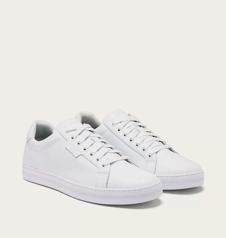 Sorel Men's Cyprus Waterproof White sneaker pair on a light gray background