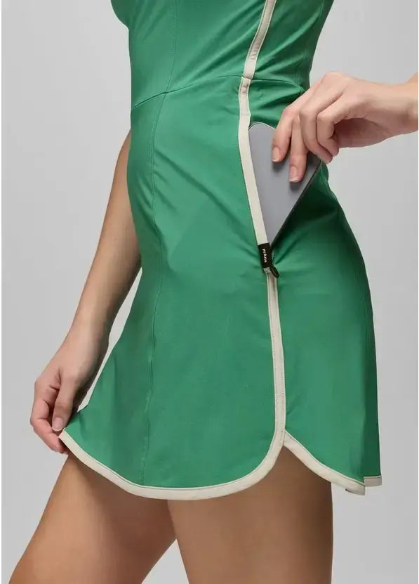 Prana Railay Scallop Dress Jade side