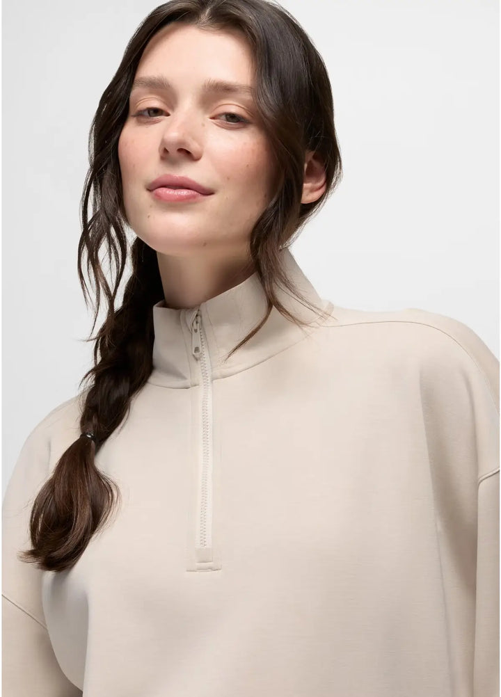 
prAna Shea Soft Relaxed Half Zip - Almond
 1