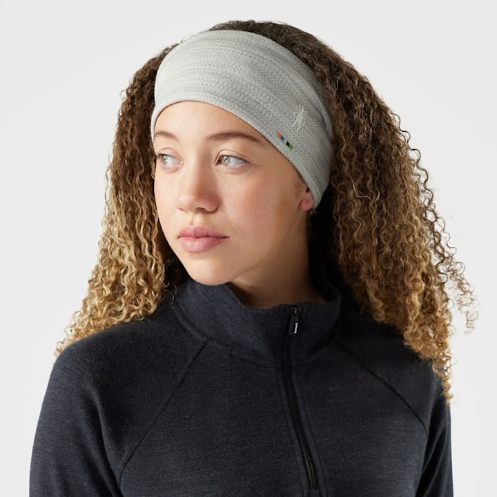 Smartwool Thermal Merino Reversible Headband - Light Gray Color Shift 