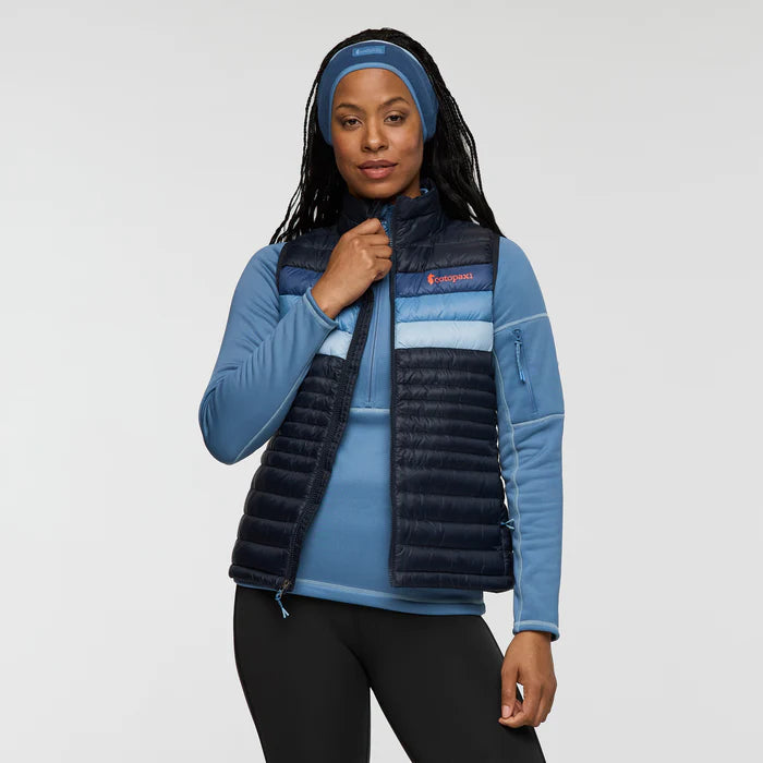 Cotopaxi Women's Fuego Down Vest - Carbon Stripes 