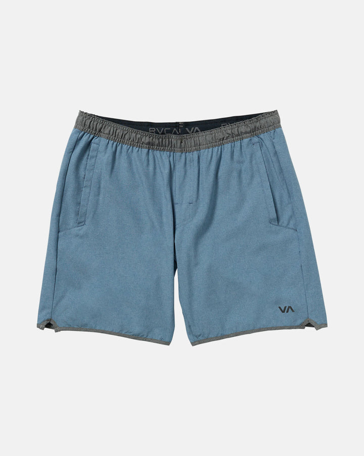 RVCA Men's Yogger Stretch Contrast Short 17" Vintage Navy Heather 3