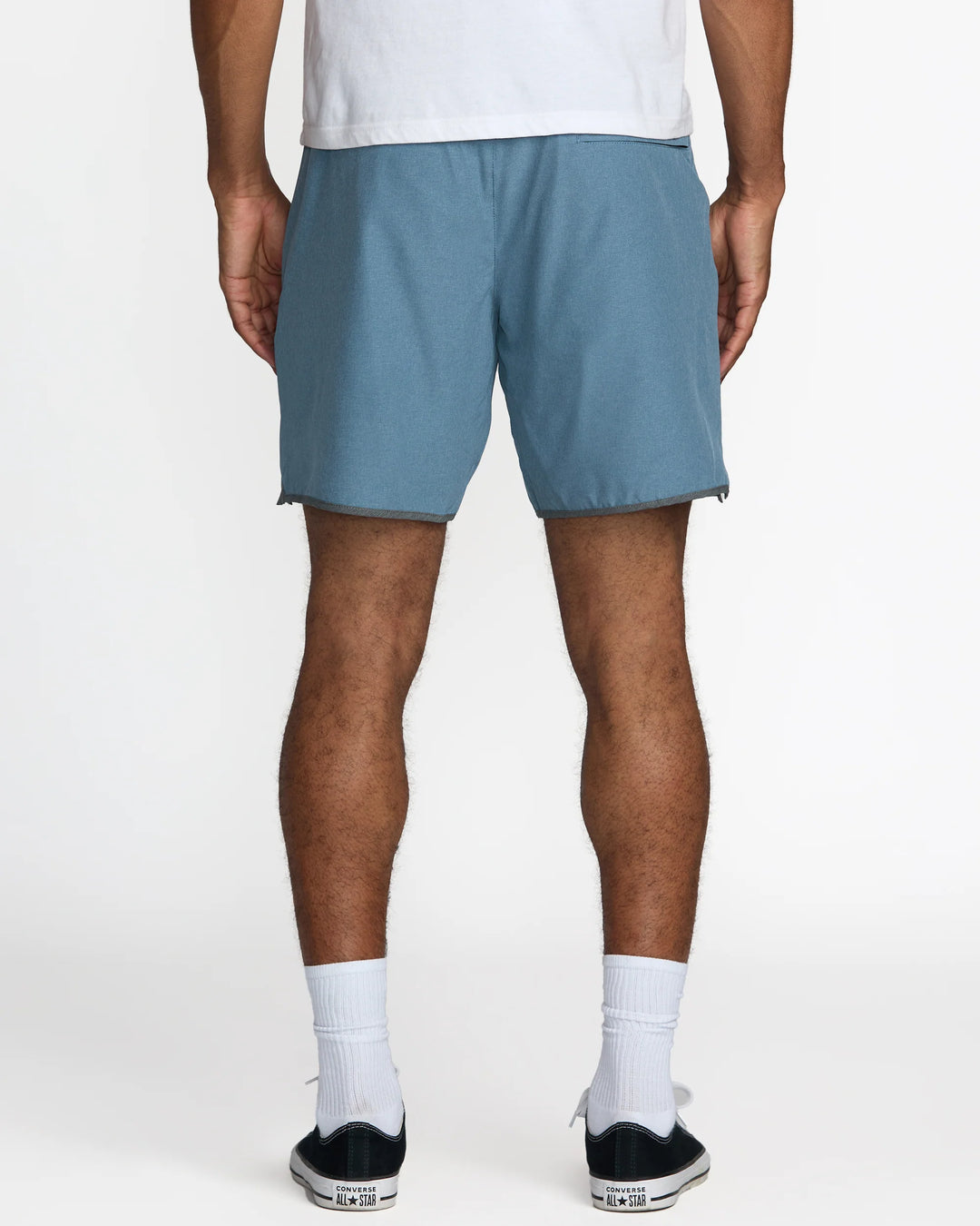 RVCA Men's Yogger Stretch Contrast Short 17" Vintage Navy Heather 1