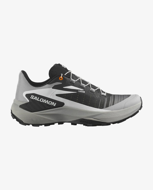 Salomon Men’s Genesis Trail Running Shoes - Black/Alloy/Tumeric 