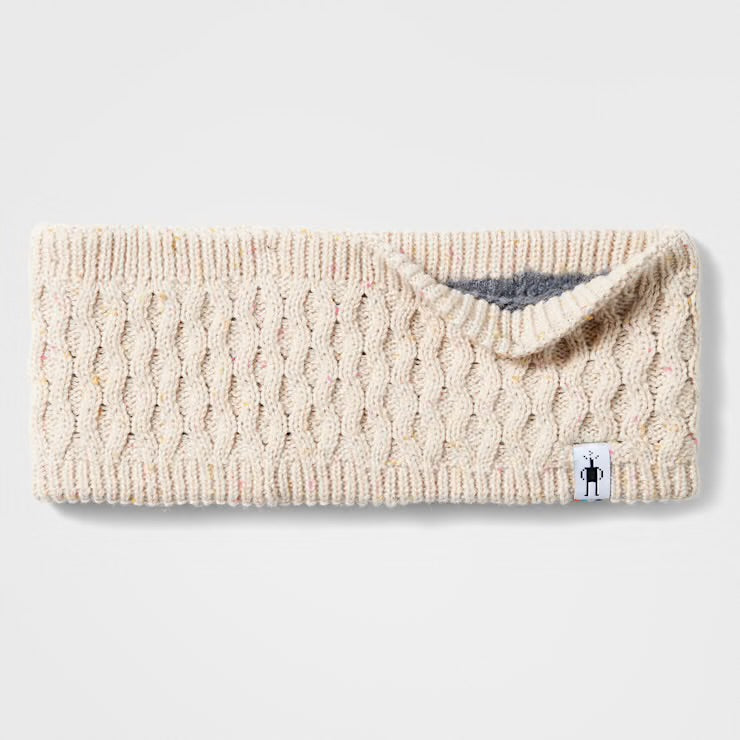 Smartwool Fleece Lined Headband - Almond Donegal1