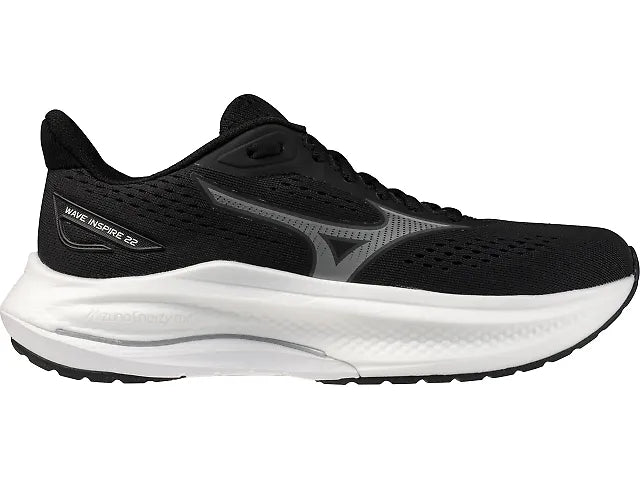 Mizuno Wave Inspire 22 Women's Running Shoe - Black/Ultimate Grey 