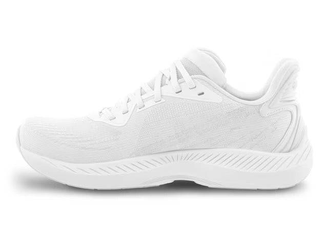 Topo Athletic Fli-Lyte 6 natural toe box running shoe White | White