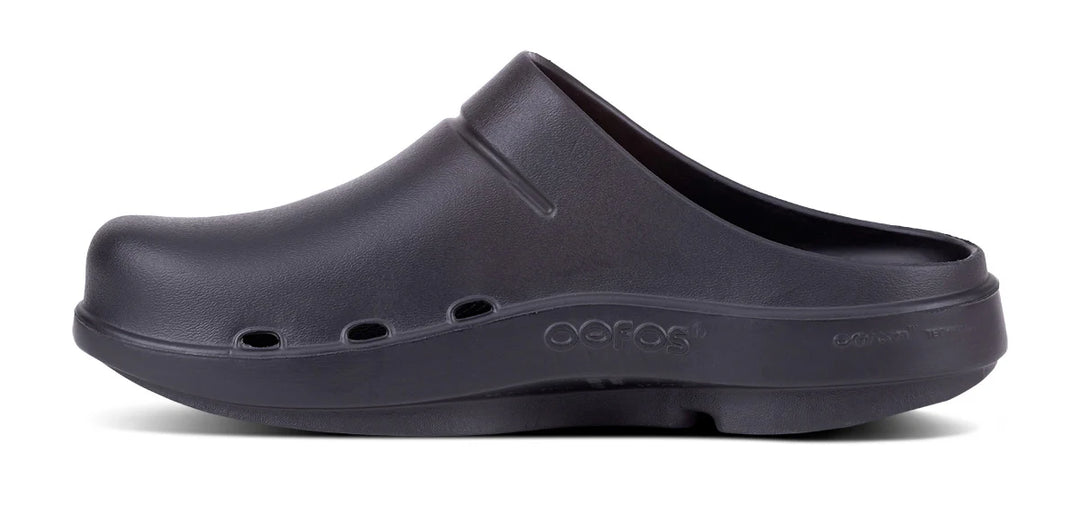 Oofos Unisex Ooclog Clog Black 6