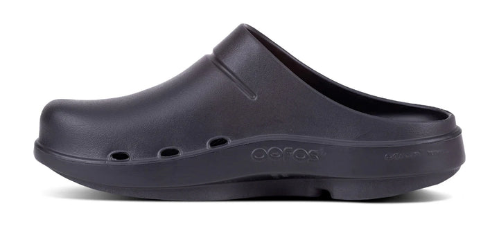 Oofos Unisex Ooclog Clog Black 6