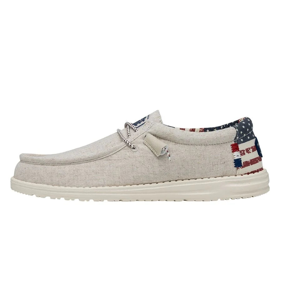 Wally Patriotic off white