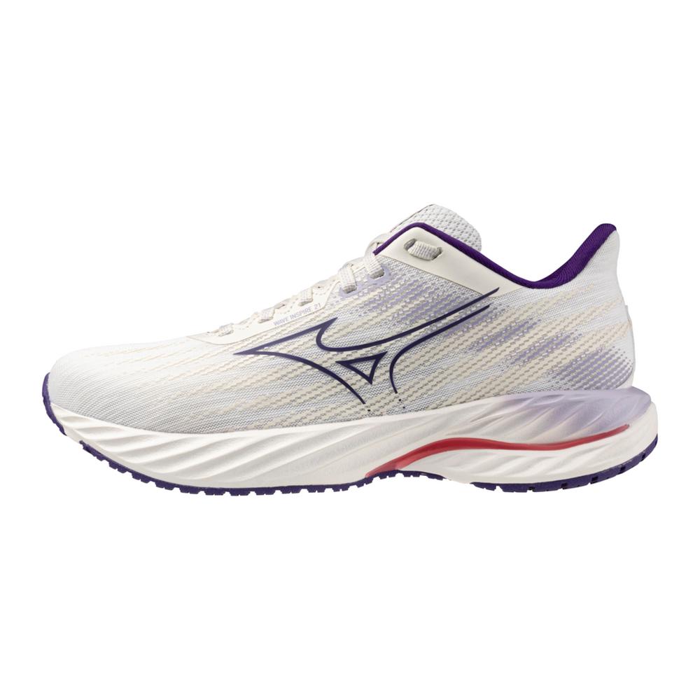 Mizuno Wave Inspire 21 Women's Running Shoes - White 10