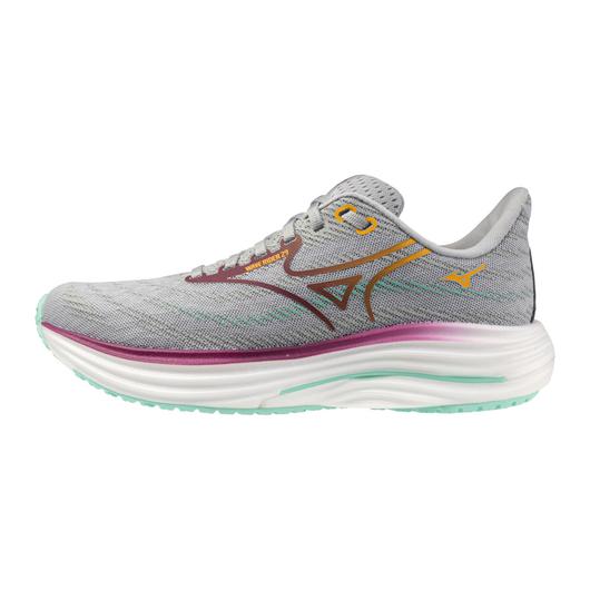 Mizuno Women's Wave Rider 29 Running Shoe Harbor Mist/Dark Purple1
