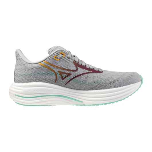 Mizuno Women's Wave Rider 29 Running Shoe Harbor Mist/Dark Purple