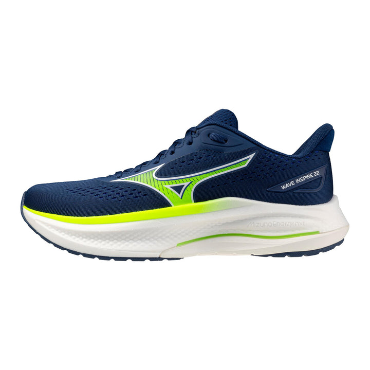 Mizuno Wave Inspire 22 Men's Running Shoes - Estate Blue/White 5